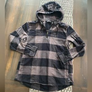The North Face pullover plaid relaxed fit flannel, Small